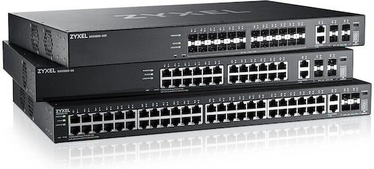 Zyxel Managed L3 PoE+ Switch με 24 Θύρες Gigabit (1Gbps) Ethernet και 4 SFP Θύρες