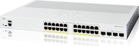 Cisco C1200-24P-4G Управление на L2 PoE+ Switch с 24 Портове Гигабитови (1Gbps) Ethernet