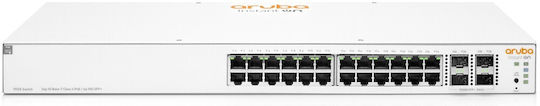 HP Aruba Instant On 1930 24G Class4 Managed L2 PoE+ Switch with 24 Gigabit (1Gbps) Ethernet Ports and 4 SFP Ports