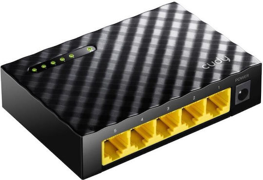 Cudy GS105D v4 Unmanaged Switch με 5 Θύρες Gigabit (1Gbps) Ethernet