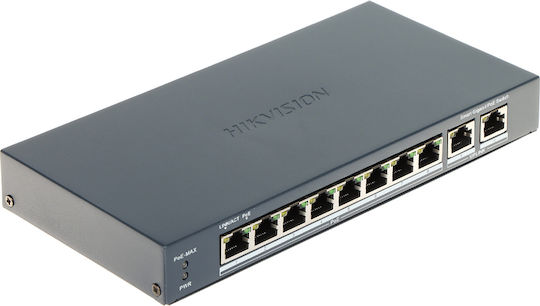 Hikvision Managed L2 PoE+ Switch with 10 Gigabit (1Gbps) Ethernet Ports