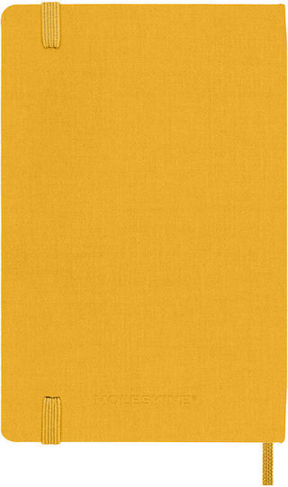 Moleskine Notebook Carnet Cu dungi cu Elastic Galben