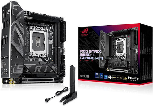 Asus Rog Strix B860-I Gaming WIFI Дънна платка Mini ITX с Intel 1851 Сокет