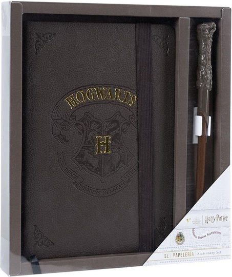Cerda Harry Potter Notizbuch A5 mit Punkten mit Stiftetui Braun