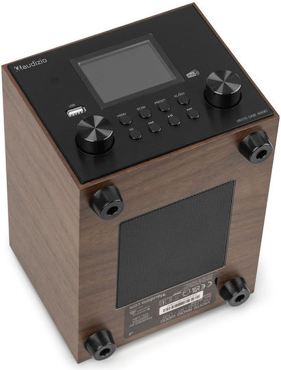 Audizio Vieste Επιτραπέζιο Ραδιόφωνο Ρεύματος DAB+ με Bluetooth και USB Wood