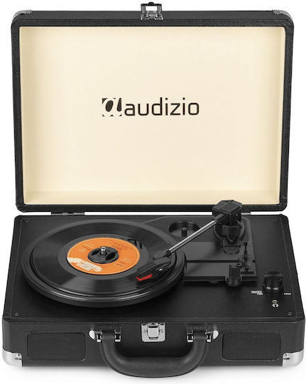 Audizio RP114BK 102.041 Suitcase Turntables with Built-in Speakers Black