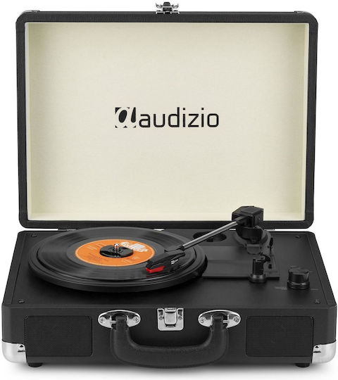 Audizio RP116BK 102.071 Βαλιτσάκι Πικάπ με Προενίσχυση και Ενσωματωμένα Ηχεία Μαύρο