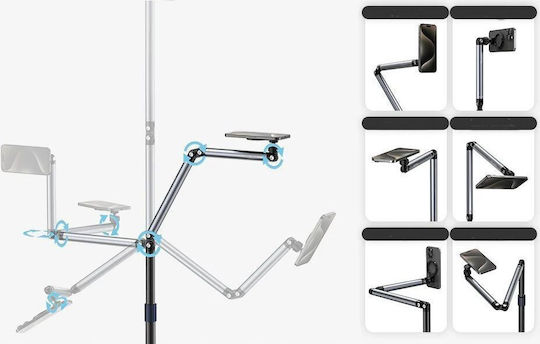 Telesin P3-fs-01 Desk Stand for Mobile in Black color
