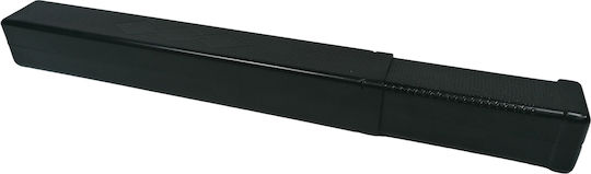 Teleskopischer Chromstock Ideallstore 80 cm Schwarz Inklusive Scheide