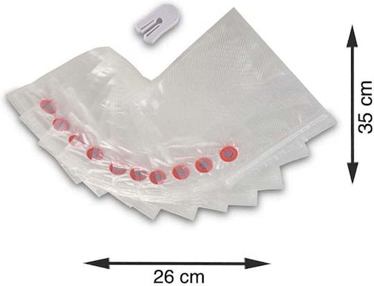 Set 10 Vacuum Bags 26x35 Cm Solis 92269
