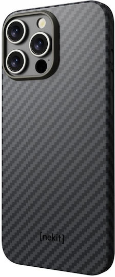 Nekit Umschlag Rückseite Aramid Fiber 1mm Schwarz (iPhone 17 Pro Max / iPhone 17 Pro / iPhone 16 Pro Max)