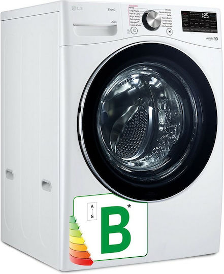 LG Πλυντήριο Ρούχων 20kg με Τεχνολογία Ατμού 1000 Στροφών AI DD F0P3CYV2W