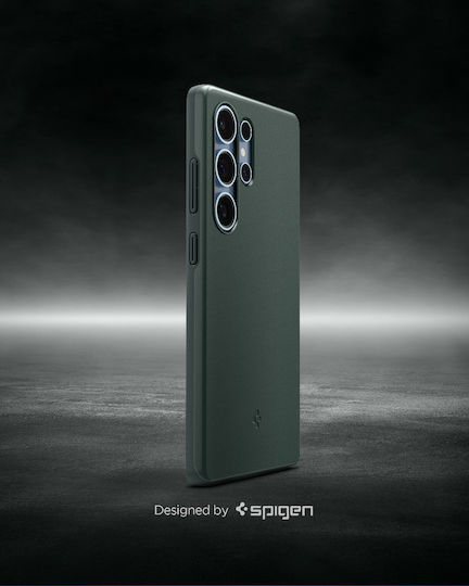 Spigen Thin Fit Mag Umschlag Rückseite Metallisch 1.55mm Abyss Green (Galaxy S25 Ultra,Samsung S25 Ultra)