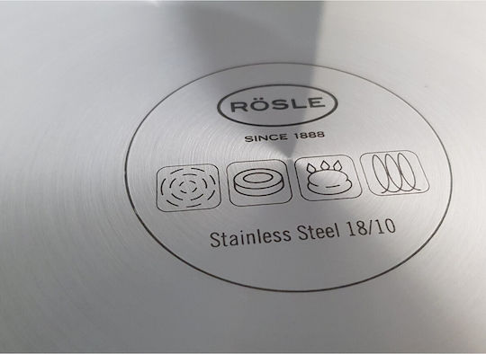 Rosle Moments Pans Set of Stainless Steel with Non-stick Coating 3pcs