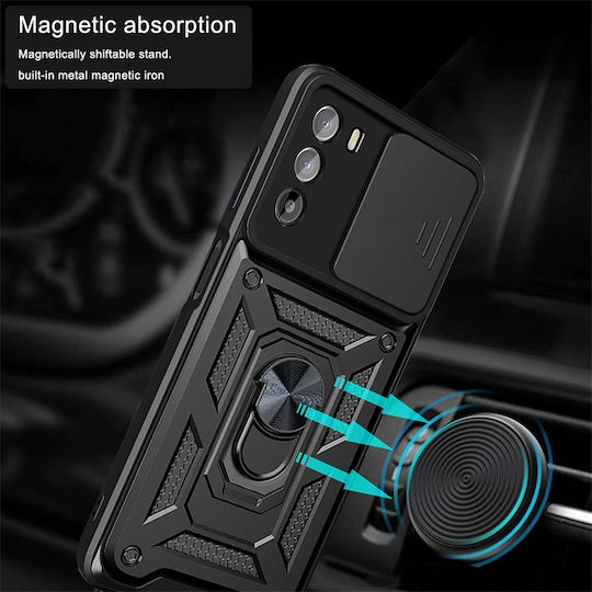 Techsuit Camshield Back Cover Σιλικόνης Μαύρο (Moto G62 5G)