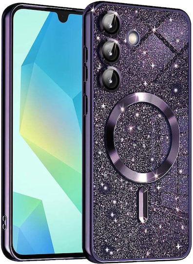 Techsuit Luxury Glitter Back Cover Purple (Galaxy A16)