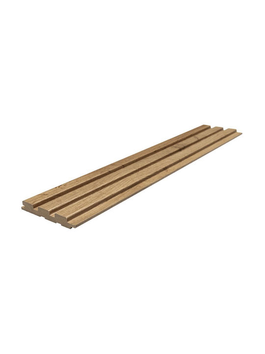 MDF Platte 3D Lamellen 508090 Beat St 16 119 2750mm Pecan Newplan
