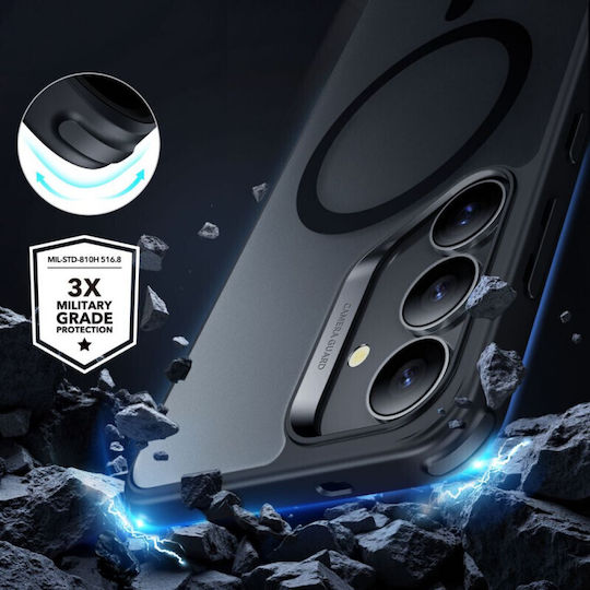 ESR Classic Hybrid Halolock Back Cover Silicone / Plastic 0.5mm Black (Galaxy S25+)