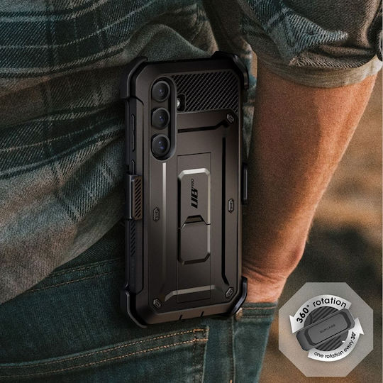 Supcase Unicorn Beetle Pro 360 Vollschutz Silikon / Kunststoff Schwarz (Galaxy S25)