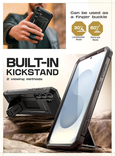 Supcase Unicorn Beetle Pro 360 Vollschutz Silikon / Kunststoff Schwarz (Galaxy S25)