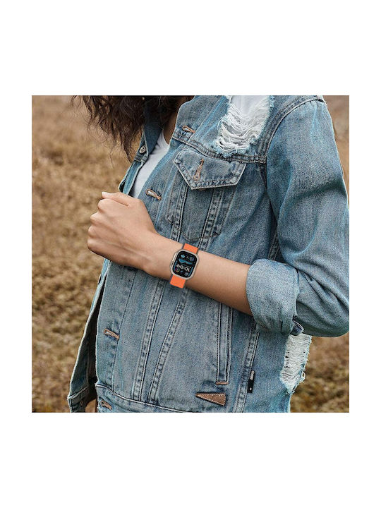 Tech-Protect Каишка Текстил Оранжев (Apple Watch 38/40/41/42mm)