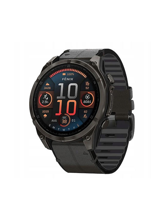 Tech-Protect Strap Silicone Black (Garmin Fenix 5X, 5X Plus, 6X, 6X Pro, 7X, 8 (51 mm))