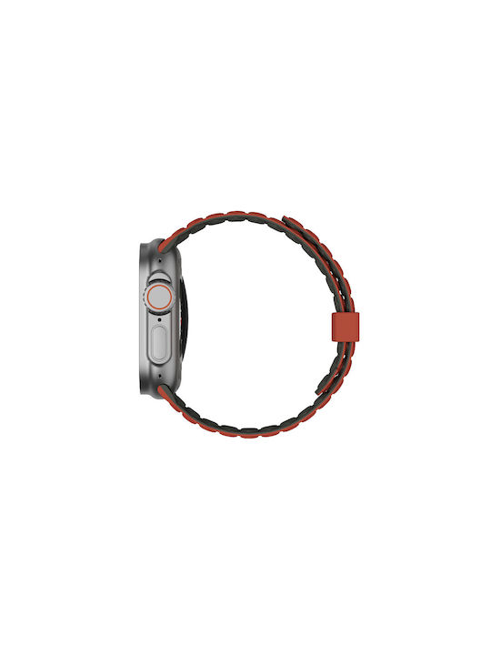 UAG Λουράκι Σιλικόνης Γκρι (Apple Watch 42/44/45mm/Ultra 49mm)