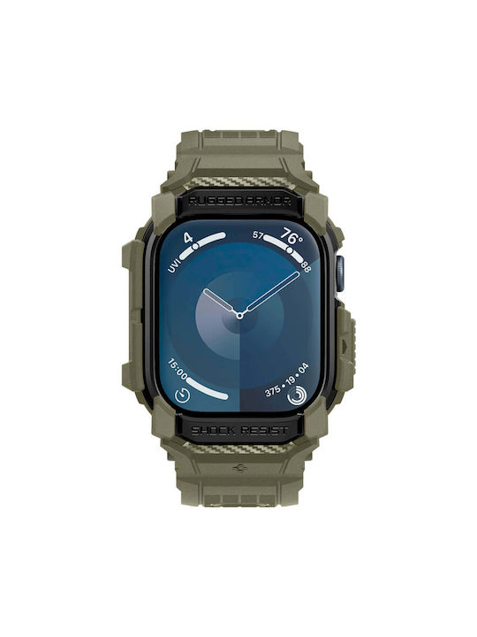 Spigen Rugged Armor ”pro” Apple Watch 10 46 Mm Vintage Khaki