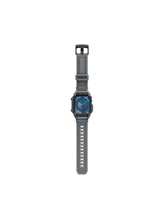Spigen Rugged Armor Pro Λουράκι Γκρι (Apple Watch Series 10 46mm)