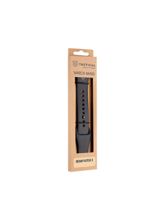 Benzi de silicon tactice 844 Redmi Watch 3 negru