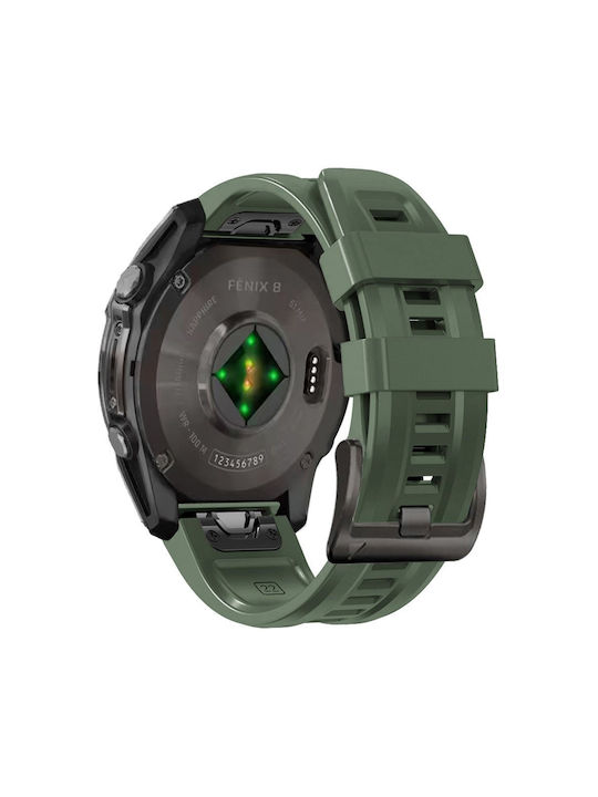 Tech-Protect Strap Silicone Green (Fenix 3 / 5X / 5X Plus / 6X / 6X Pro / 7X / 7X Pro / 8 (51mm))