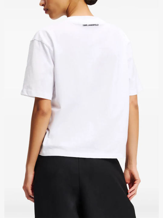 Karl Lagerfeld Signature T-Shirt White A2W17104100