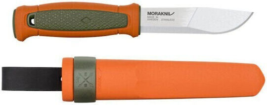 Morakniv Kansbol Knife Orange with Blade made of Stainless Steel in Sheath