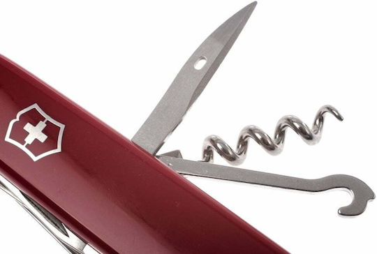 Victorinox Huntsman Cuțit Elvețian Breloc cu 15 Instrumente Roșu