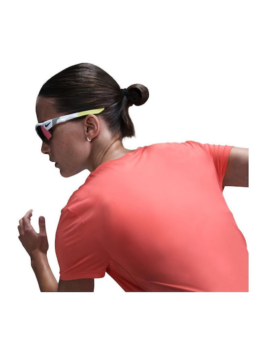 One Swoosh Damen Bluse Kurzärmelig Koralle