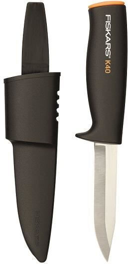 Fiskars K40 Нож Черен в Калъф