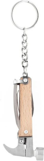 Kikkerland Mini Hammer Multitool Schlüsselanhänger