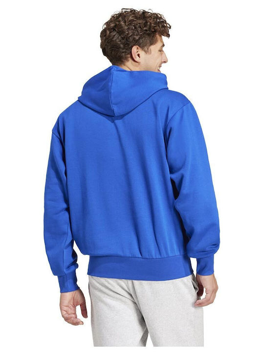 Feelcozy Herren Sweatshirt mit Kapuze Blau