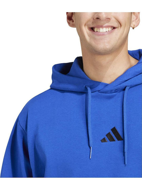 Feelcozy Herren Sweatshirt mit Kapuze Blau