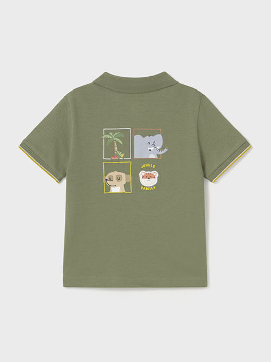 Kinderpolo Kurzarm Grün