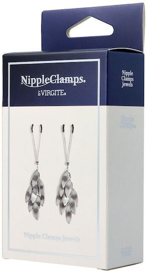 Virgite Щипки за Зърна в Сребрист Цвят 2бр