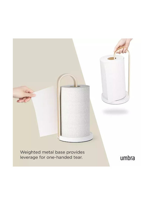 Umbra Metallic Paper Towel Holder White 17.4x17x31cm 1022358-668