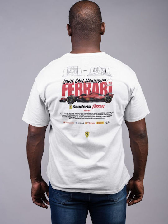 Hamilton X Ferrari Plus Size T-shirt Black