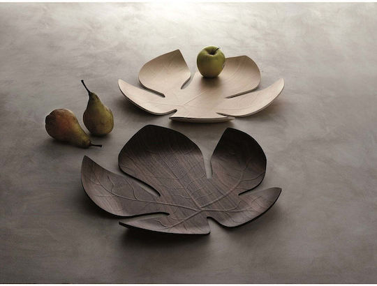 LegnoArt Platou Decorativ Oval Lemn Maro 1buc 40.5x41buc