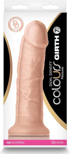 Ns Novelties Colours Dual Density Realistisches Dildo Mit Saugnapf Fleisch 18cm