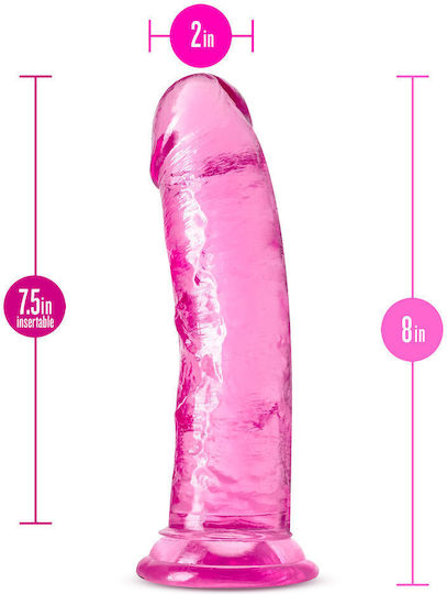 B Yours Plus Roar N' Ride Ρεαλιστικό Dildo με Βεντούζα Ροζ 20cm