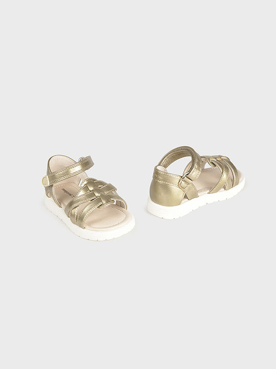 Mayoral Kids' Sandals Gold