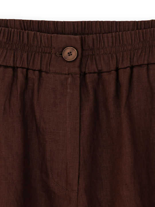 Philosophy Wear Femei Pantaloni scurți Brown