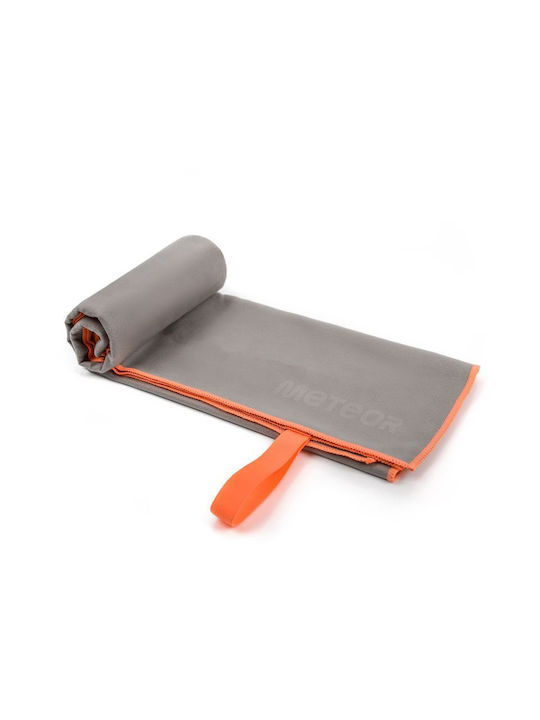 Meteor Microfiber Gray Gym Towel