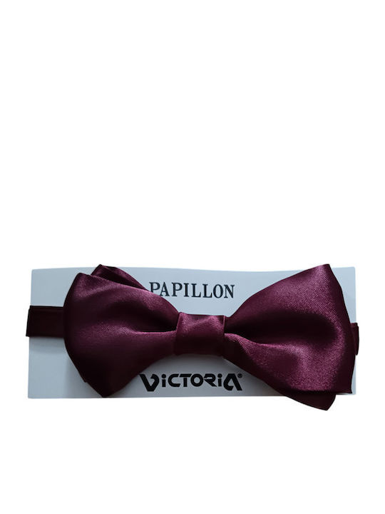 Papion Bărbați Victoria Solid Satin Dublu Ecru